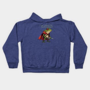 I Am A Conduit For Nonsense Funny Frog Kids Hoodie
